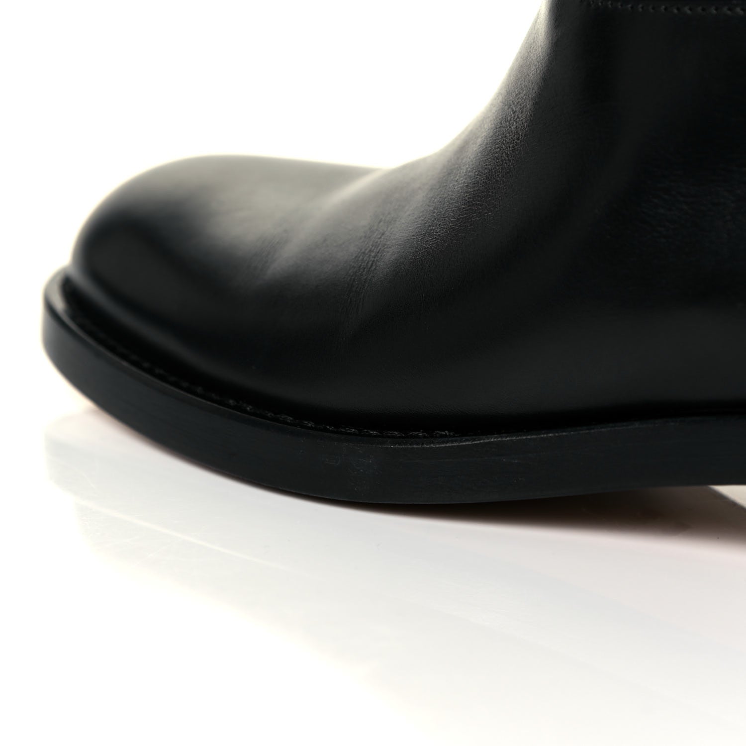 Gucci Calfskin Horsebit Tall Boots 36 Black 17 of 18