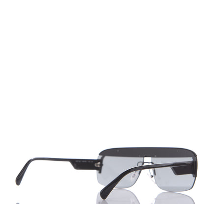 Prada Rectangular Sunglasses SPR 15U Black 4 of 6