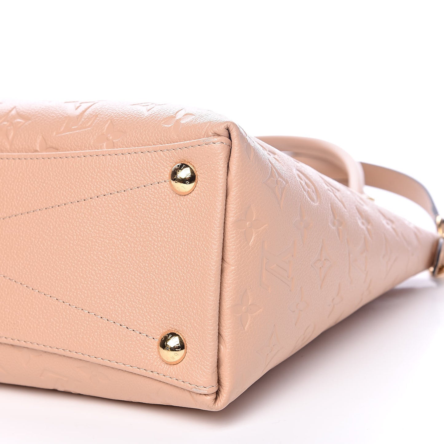 Empreinte V Tote MM Beige Rose Creme