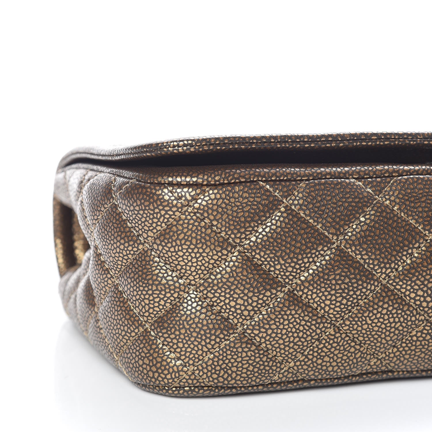 Chanel Metallic Caviar Medium Timeless CC Flap Bronze 8 of 9