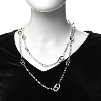 Hermes Sterling Silver Farandole Necklace 120 2 of 5