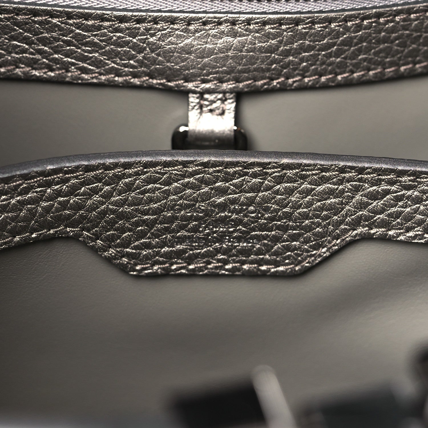 Louis Vuitton Metallic Calfskin Mini Capucines 6 of 8