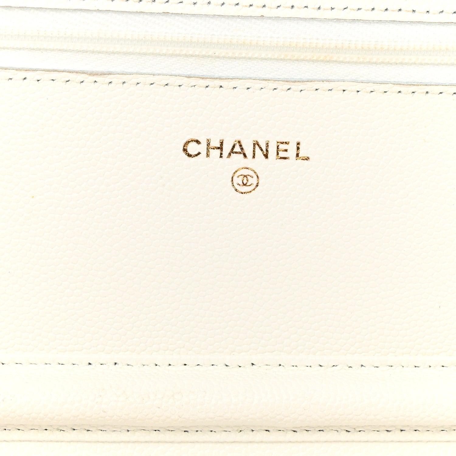 Chanel Caviar Quilted Wallet On Chain WOC White 6 of 12