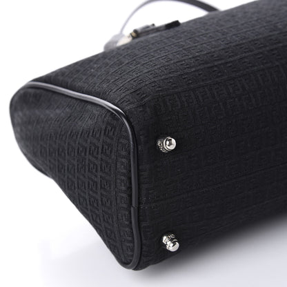 Fendi Zucchino Shoulder Bag Black 6 of 9