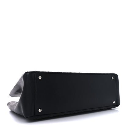 Chanel Caviar Quilted XL Grand Shopping Tote GST Black 4 of 10