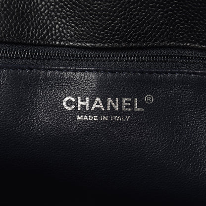 Chanel Caviar Lambskin Quilted Large Coco Break Shopping Bag Black 6 of 15