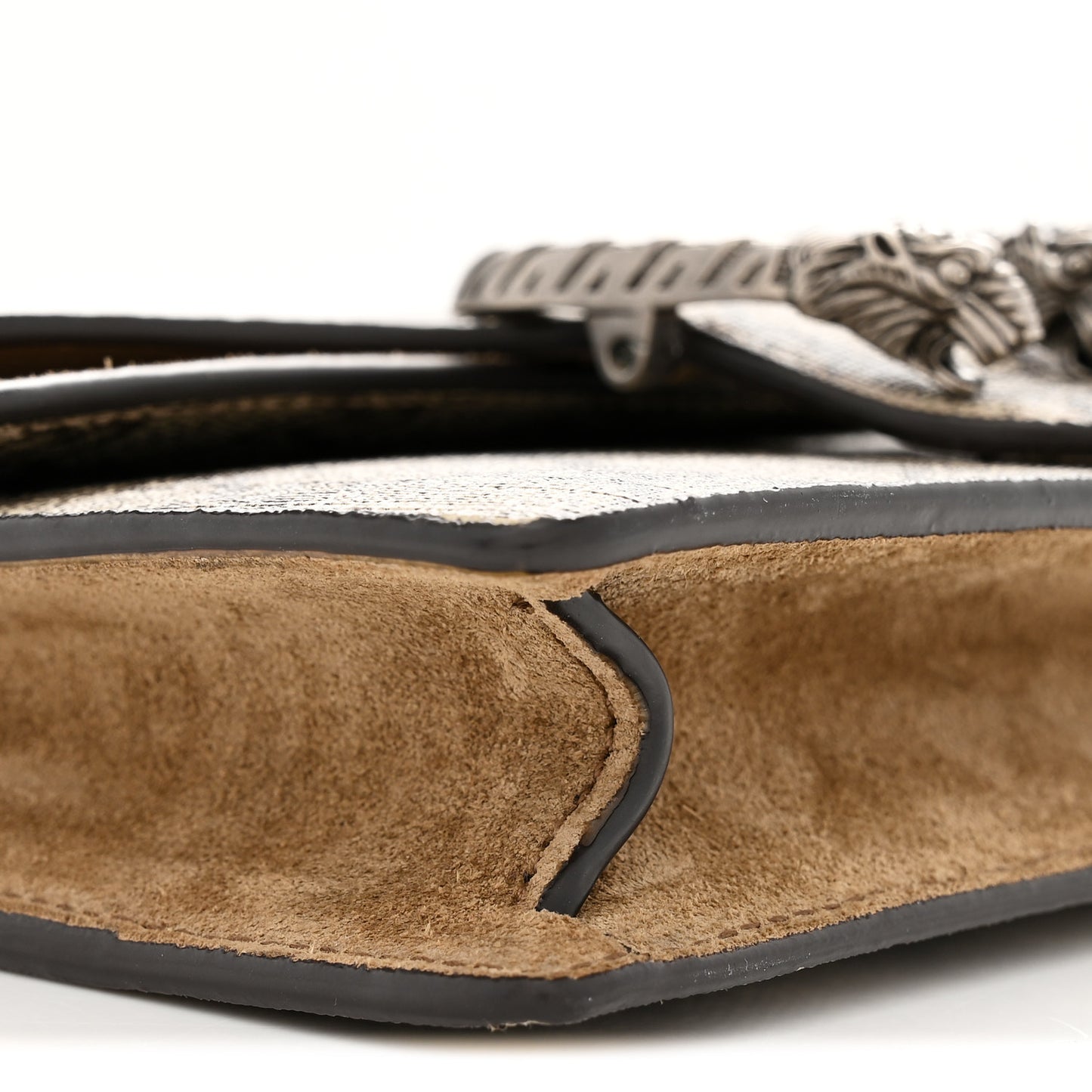 GG Supreme Monogram Super Mini Dionysus Shoulder Bag Taupe