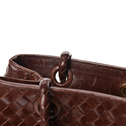 Bottega Veneta Nappa Intrecciato Woven Tote Ebano 17 of 24