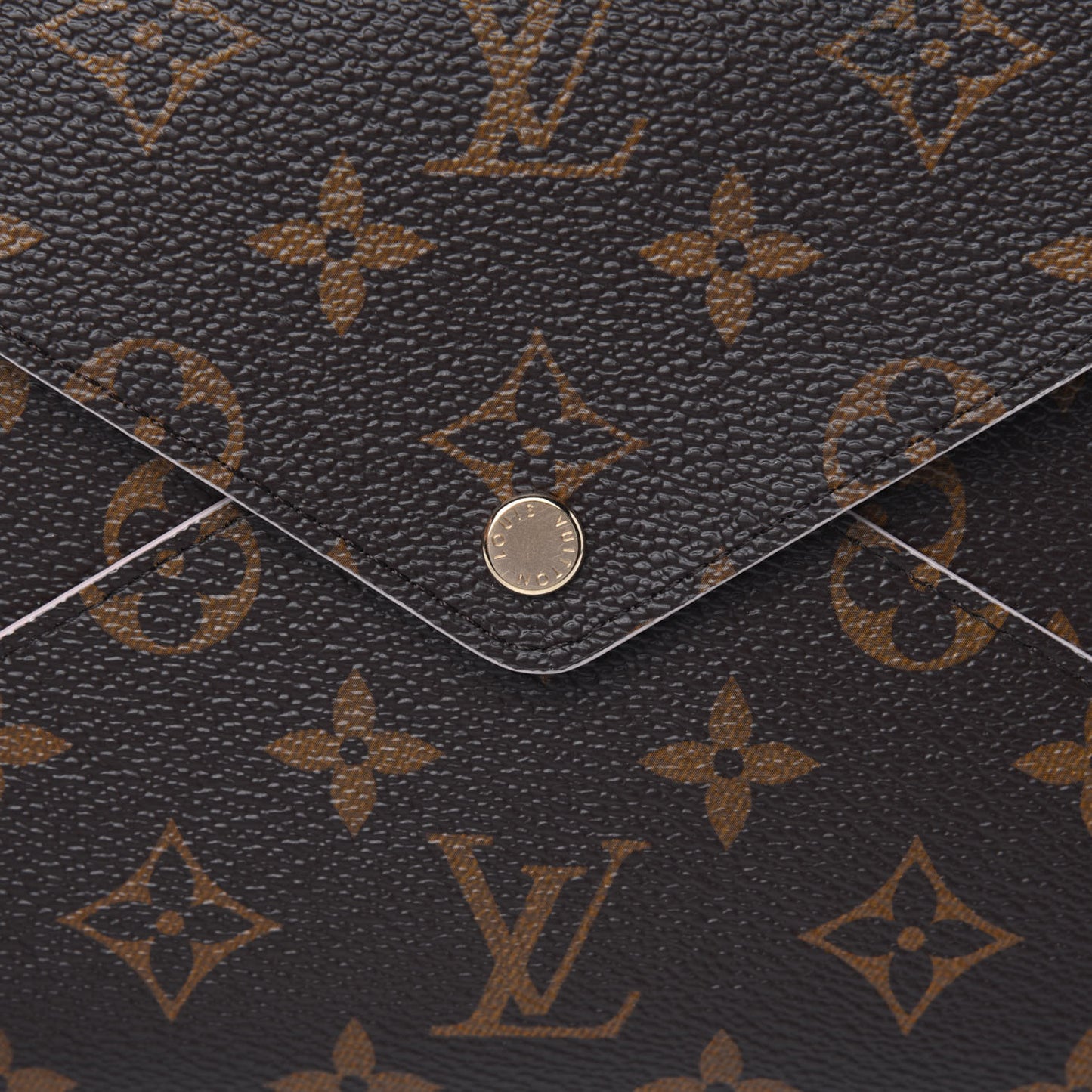 Monogram Large Kirigami Pochette Insert Rose Ballerine