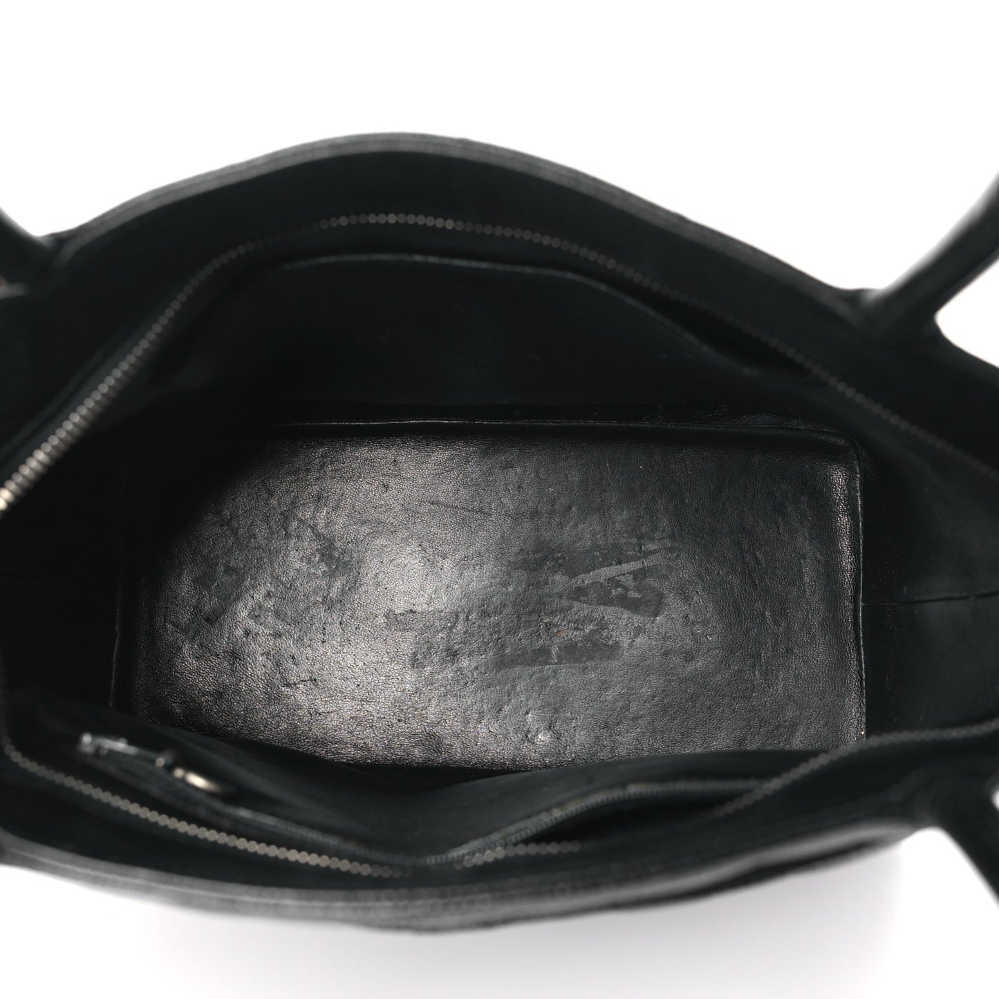 Caviar Quilted Medallion Tote Black