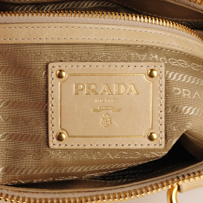 Prada Vitello Shine Shopping Satchel Quarzo 7 of 8