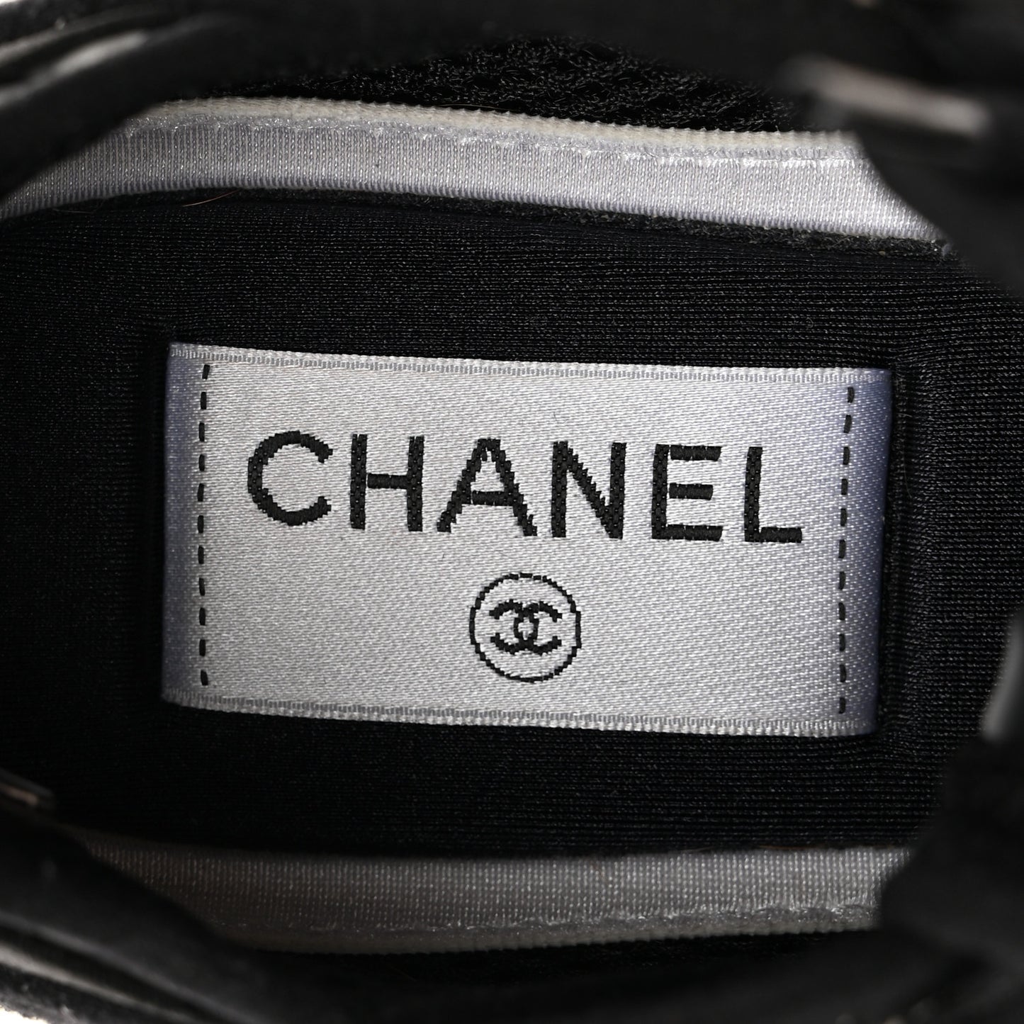 Fabric Suede Calfskin CC Sneakers 35 White Ivory