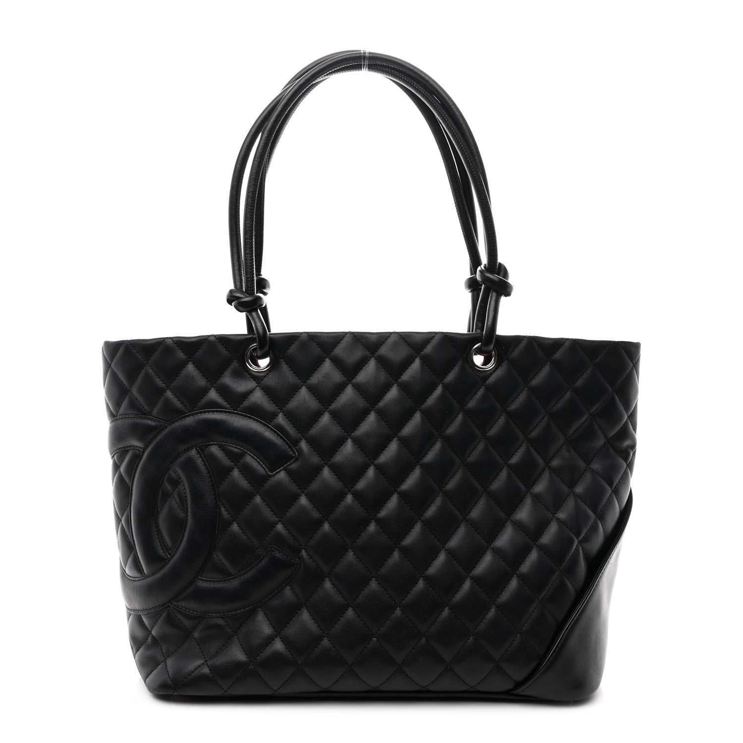 Chanel Calfskin Quilted Large Cambon Tote Black 1 of 11