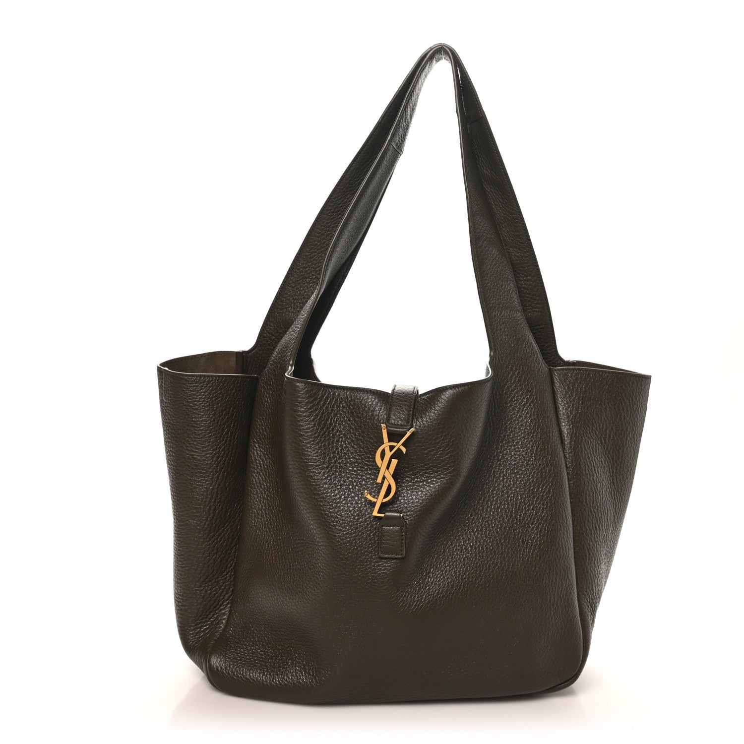 Saint Laurent Grained Deerskin Bea Tote Musk 1 of 9