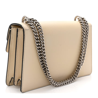 Gucci Textured Calfskin Crystal Small Dionysus Shoulder Bag Mystic White 3 of 10