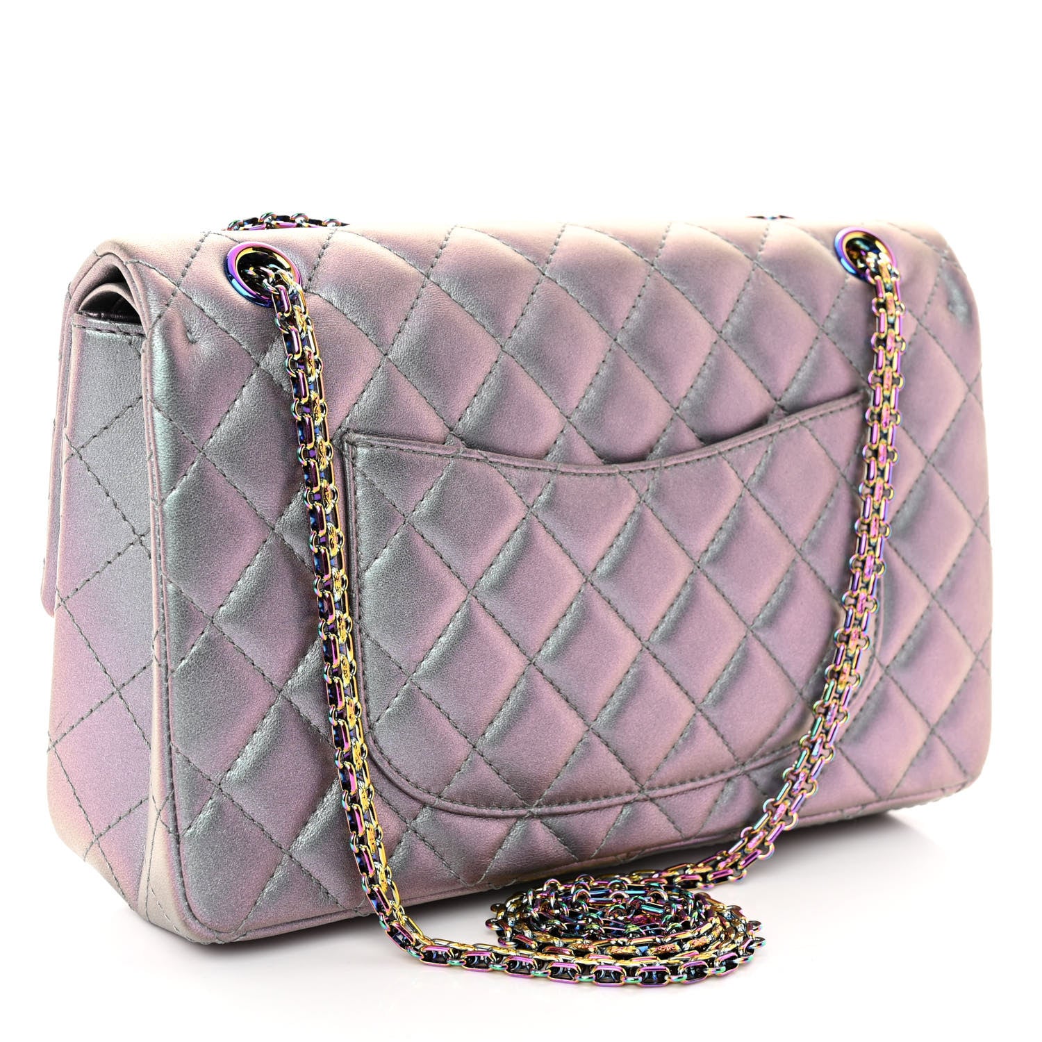 Chanel Iridescent Lambskin Quilted 2.55 Reissue 226 Flap Light Purple 3 of 10