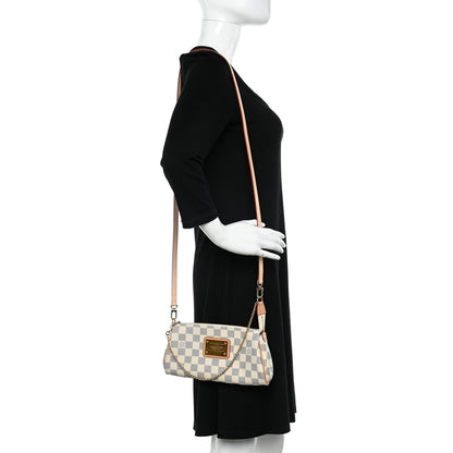 Louis Vuitton Damier Azur Eva Clutch 2 of 10