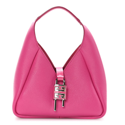 Givenchy Grained Calfskin Mini G-Lock Hobo Neon Pink 1 of 8