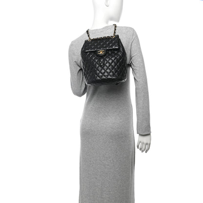 Chanel Calfskin Quilted Small Urban Spirit Backpack Black 2 of 10