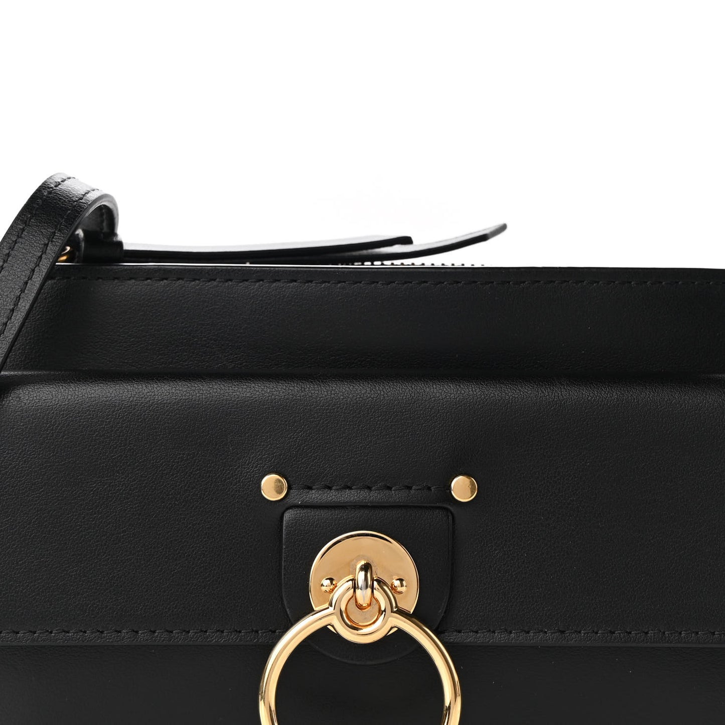 Calfskin Tess Mini Crossbody Bag Black