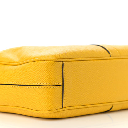 Louis Vuitton Taiga Porte Documents Voyage PM Yellow Altair 9 of 13