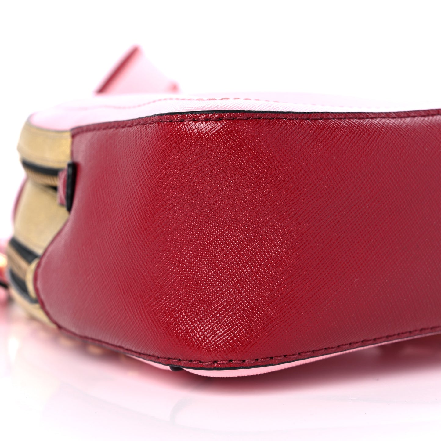Saffiano Mini Snapshot Backpack Pink Multicolor