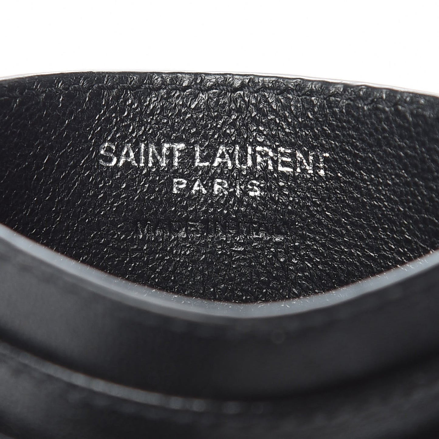 Calfskin Y Quilted Monogram LouLou Credit Card Case Black