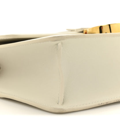 Christian Dior Calfskin 30 Montaigne East West Chain Flap Bag Off White 9 of 14