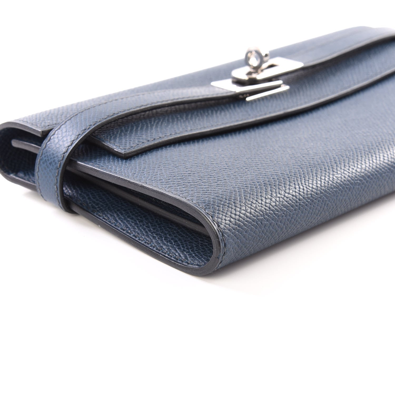 Hermes Epsom Kelly Longue Wallet Bleu Thalassa 5 of 10