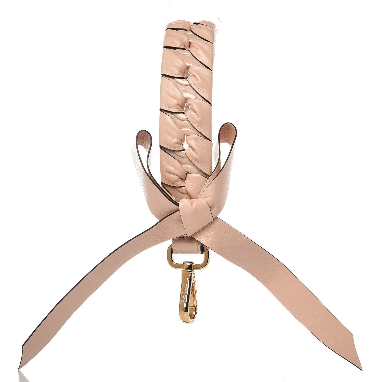 Fendi Vitello Liberty Shiny Nappa Lace Up Bow Mini Strap You Plaster 4 of 4