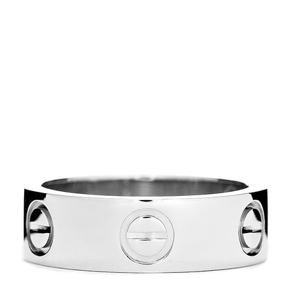 Cartier Platinum 5.5mm LOVE Ring 48 4.5 2 of 3