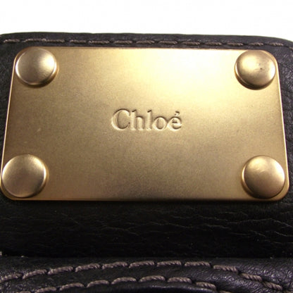 Chloe Leather Paddington Double Zipped Bowler Black 11 of 19