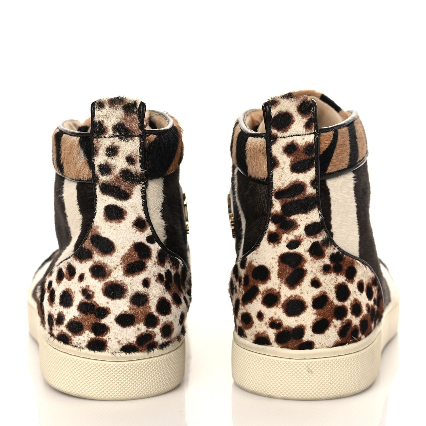 Calf Hair Animal Print Rantus Orlato Flat Sneakers 38.5 Multicolor