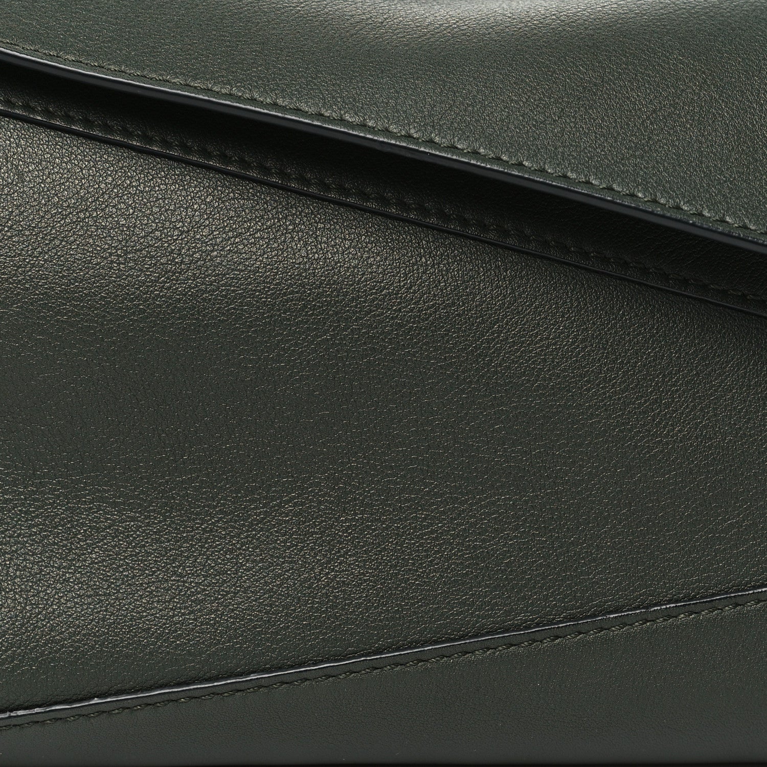 Loewe Calfskin Puzzle Hobo Army Green 7 of 9