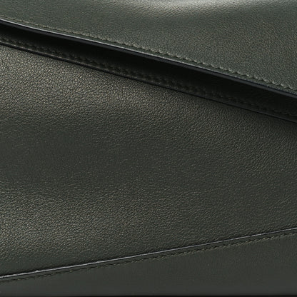 Loewe Calfskin Puzzle Hobo Army Green 7 of 9