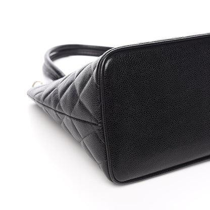 Chanel Caviar Quilted Medallion Tote Black 9 of 11