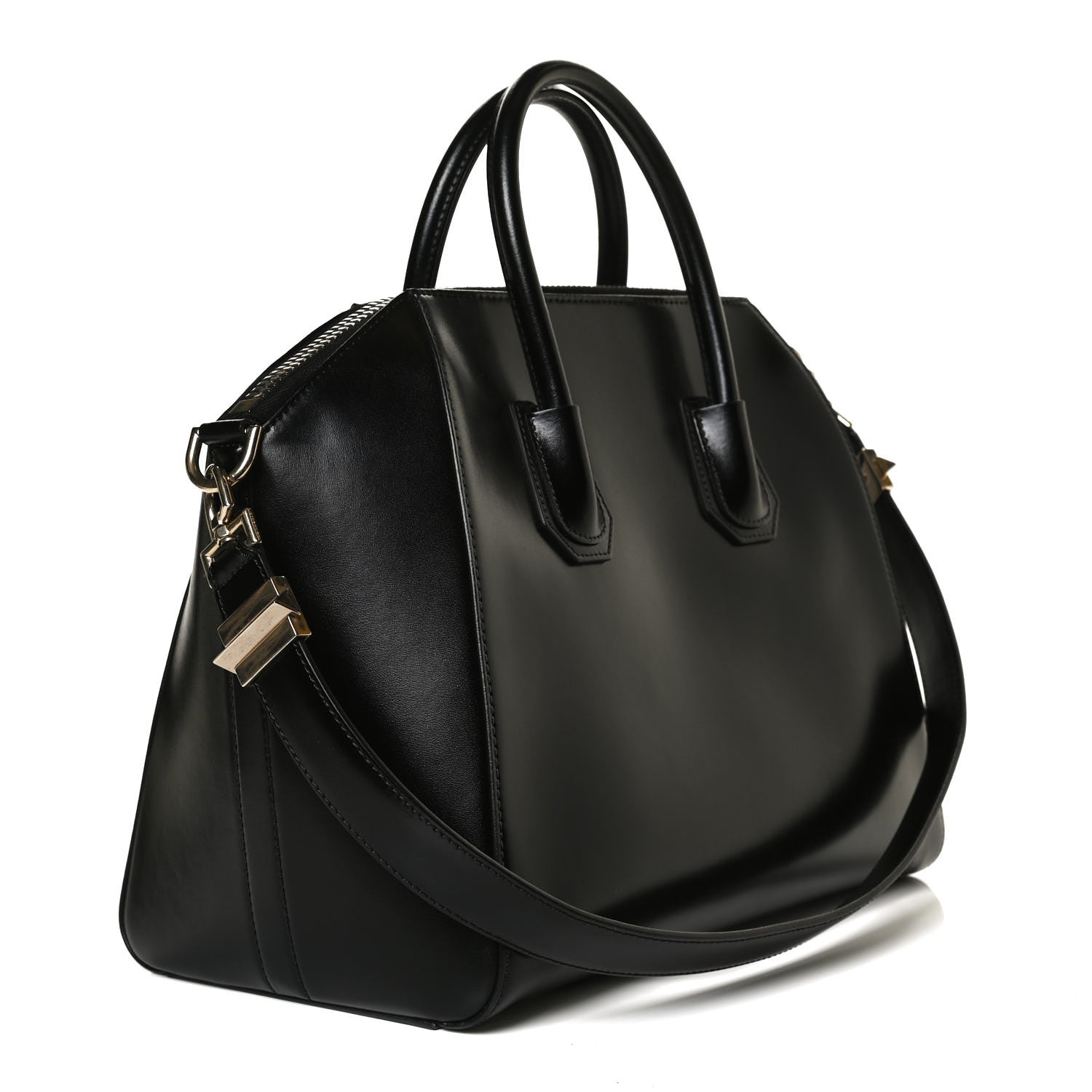 Givenchy Shiny Lord Calfskin Medium Antigona Black 3 of 17