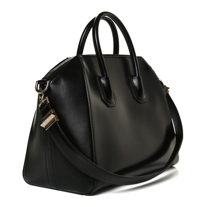 Givenchy Shiny Lord Calfskin Medium Antigona Black 3 of 17