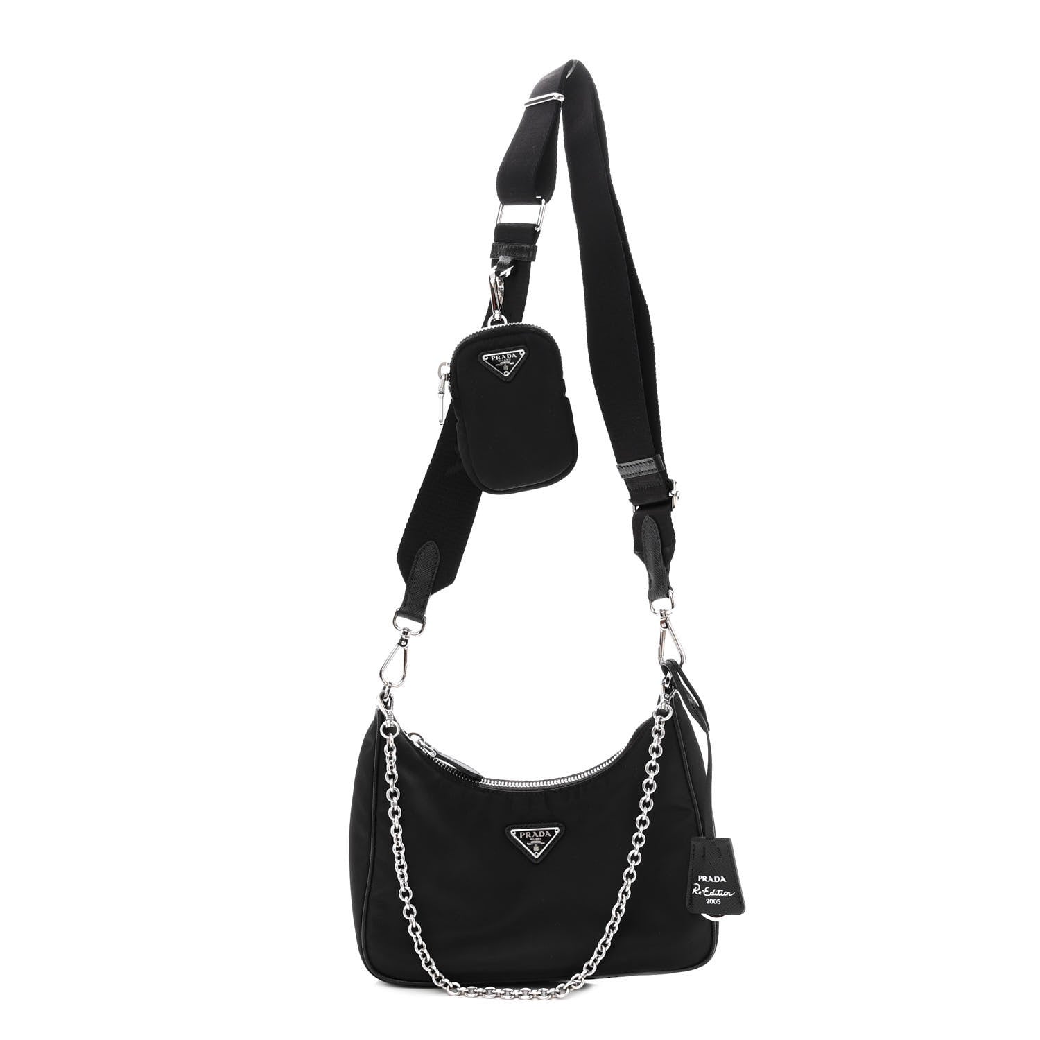 Prada Nylon Re-Edition 2005 Shoulder Bag Black 1 of 9
