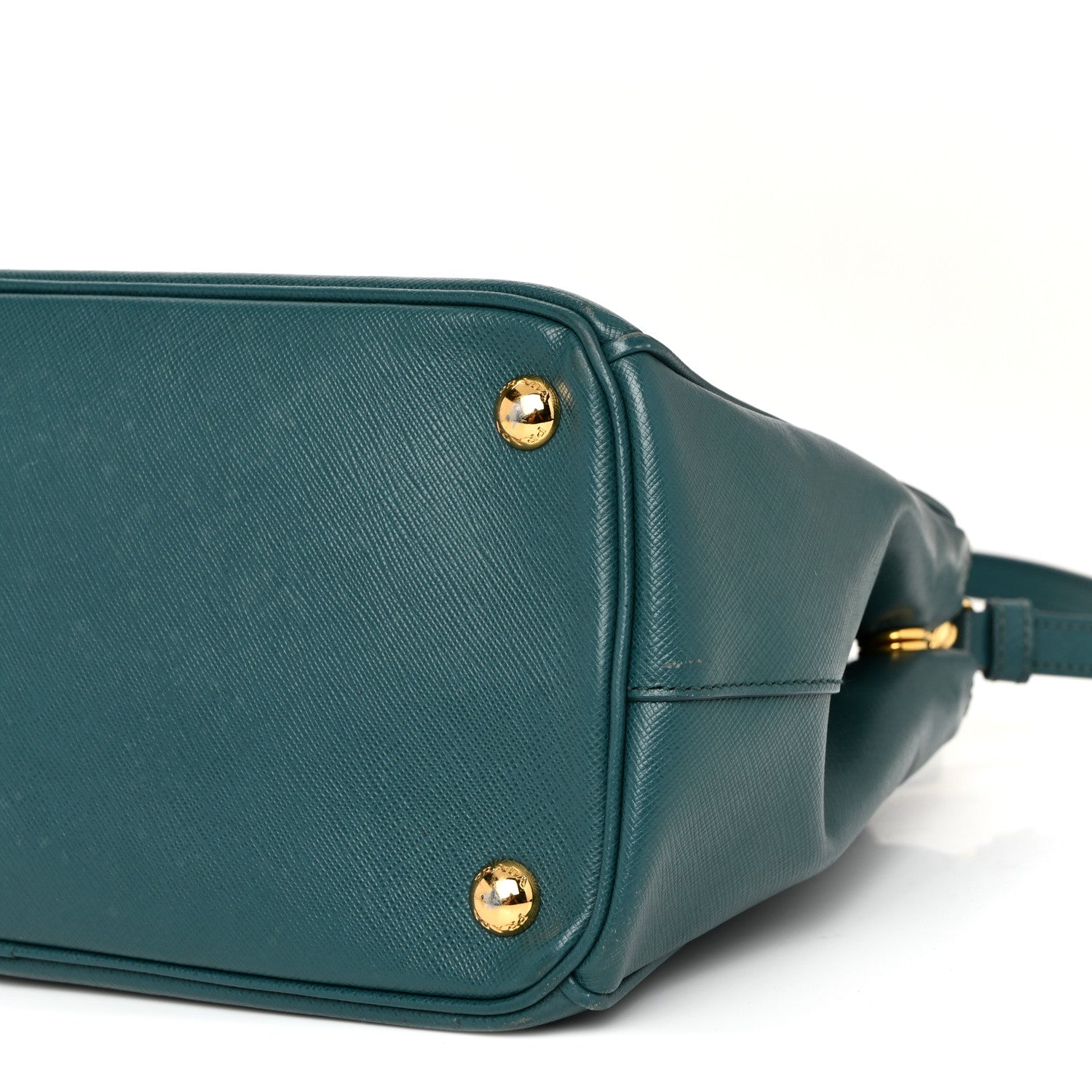 Prada Saffiano Medium Galleria Double Zip Tote Ottanio 11 of 17