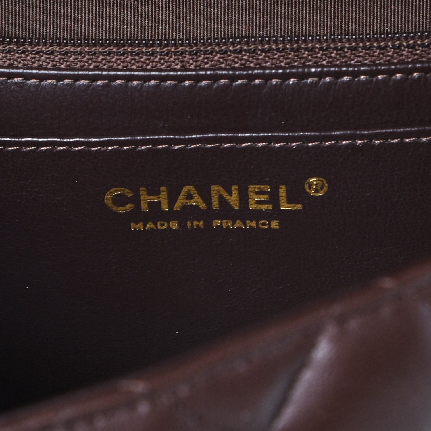 Chanel Lambskin Quilted Jumbo Single Flap Dark Brown 7 of 12