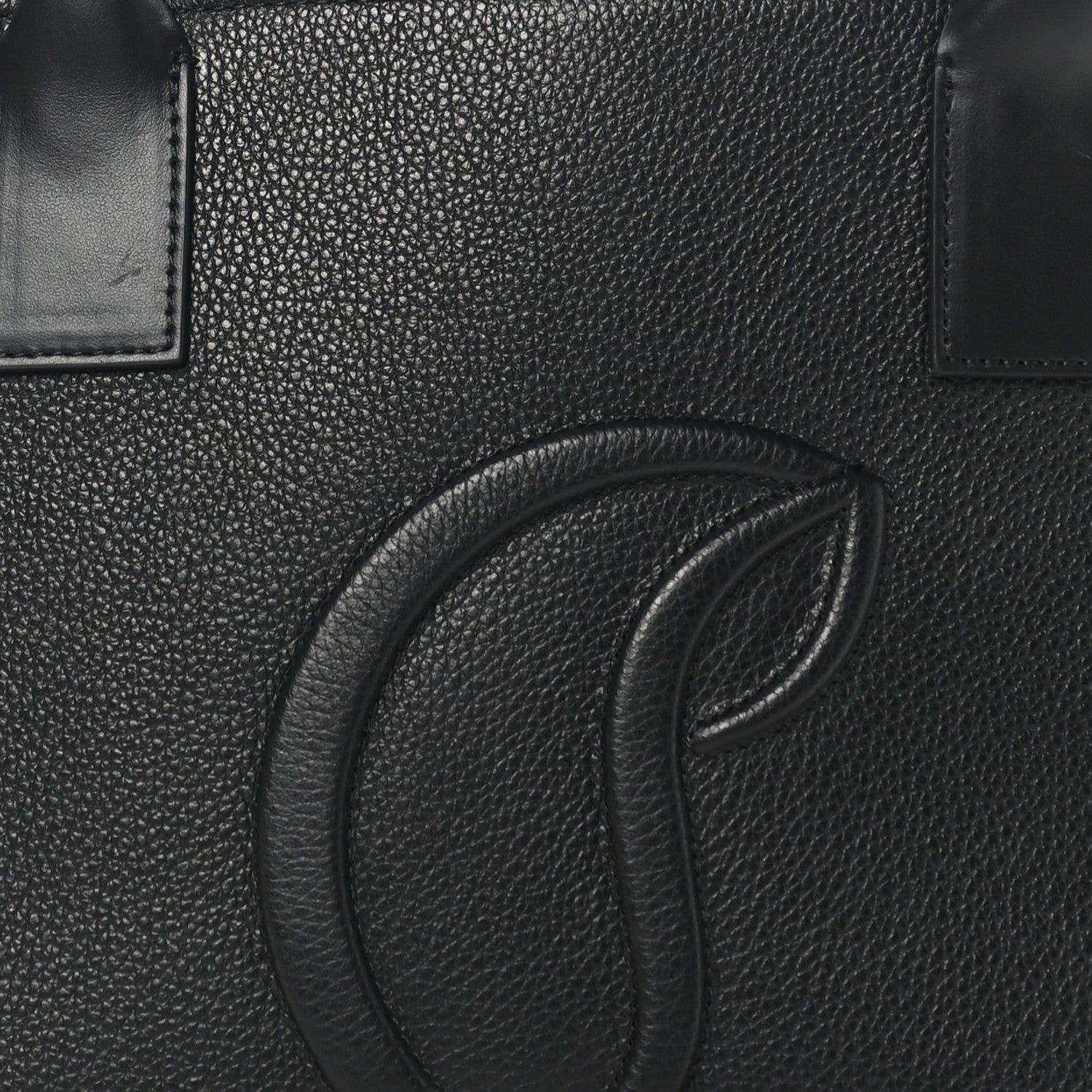 Christian Louboutin Calfskin Empire Small By My Side Tote Black 7 of 9
