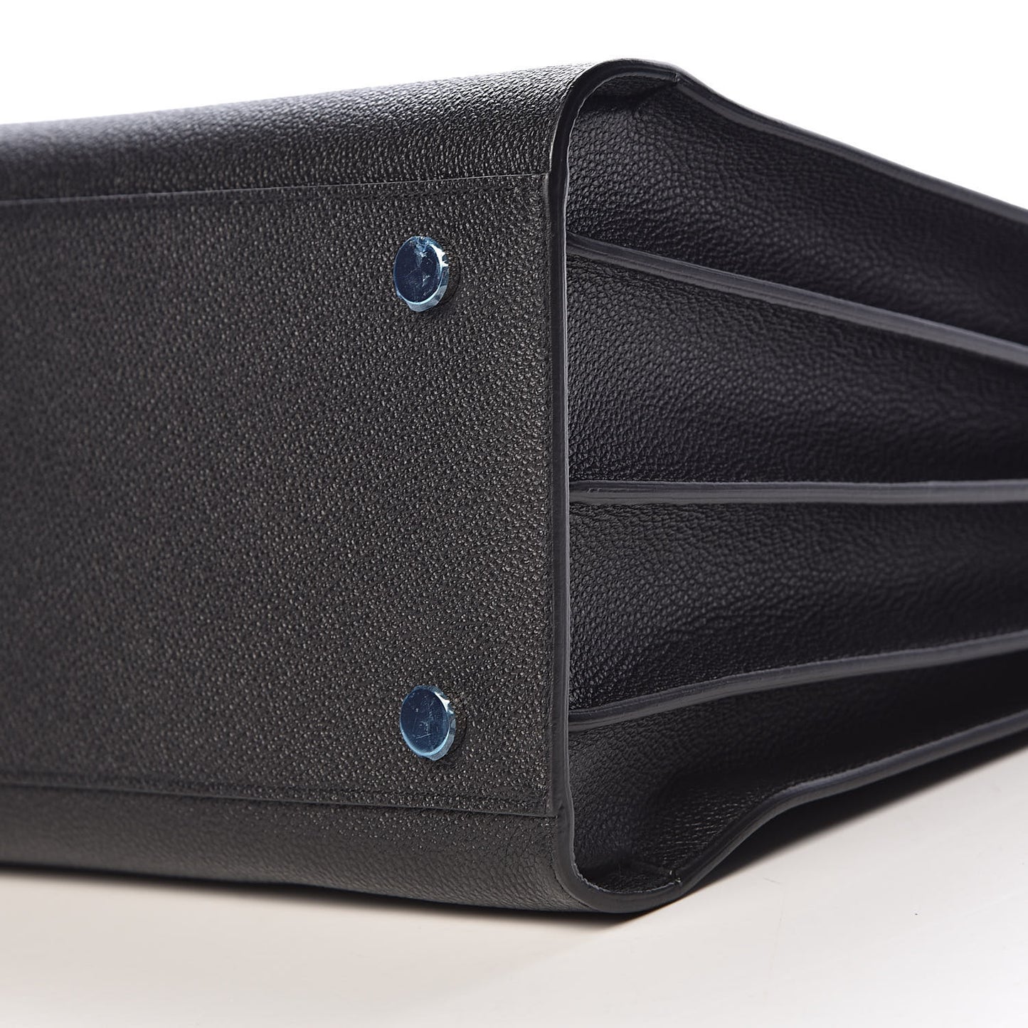 Grained Calfskin Small Sac De Jour Black