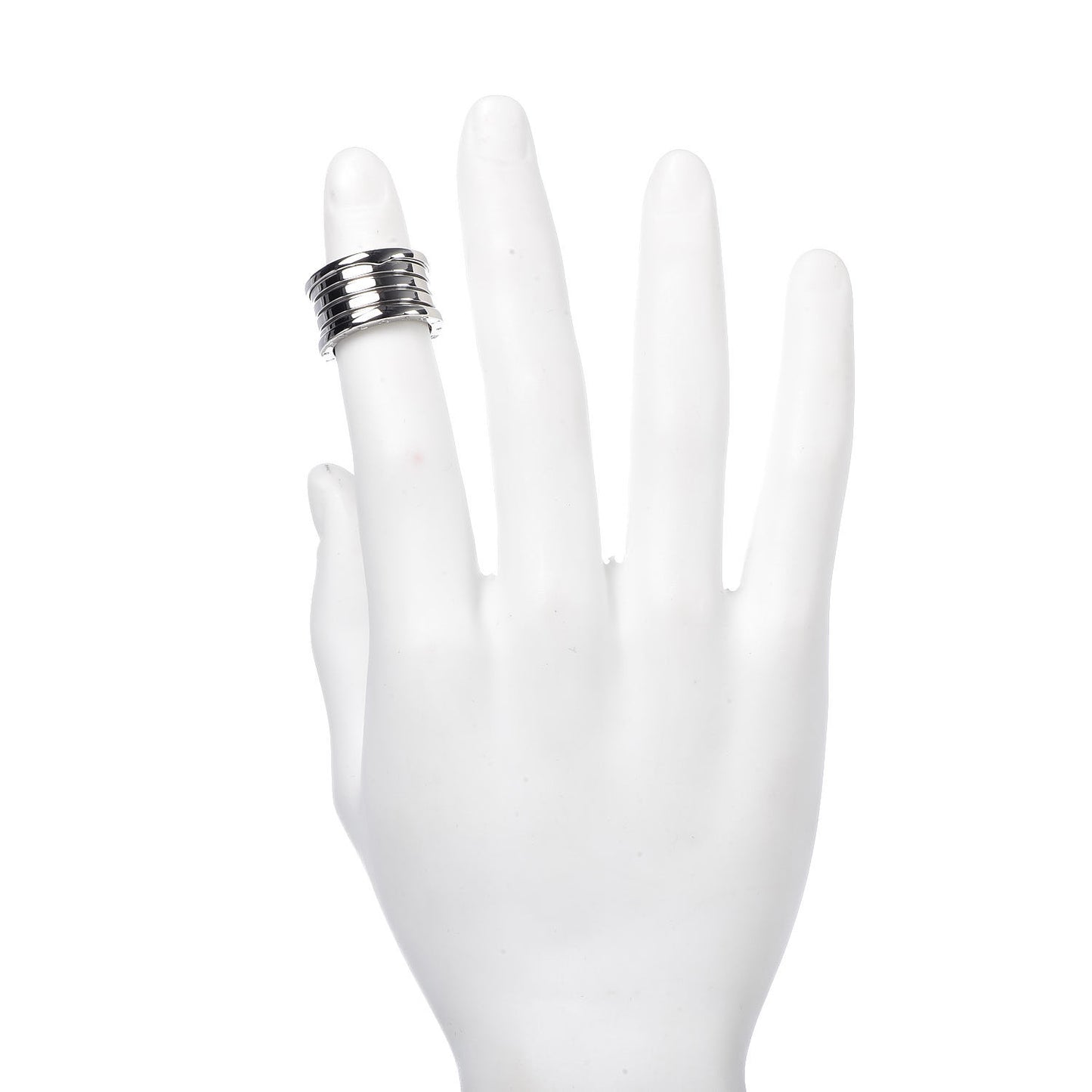 18K White Gold B.Zero1 Five-Band XX Anniversary Ring 55 7.25