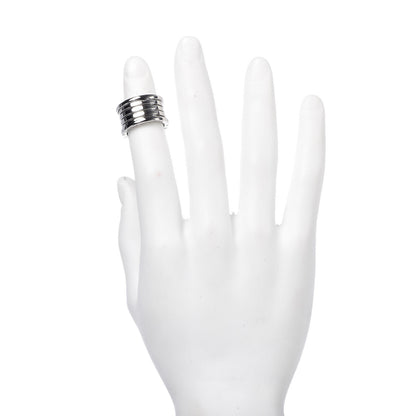 Bulgari 18K White Gold B.Zero1 Five-Band XX Anniversary Ring 55 7.25 2 of 5