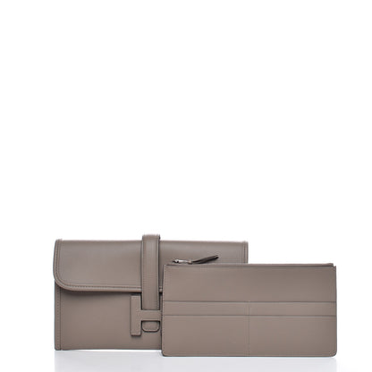 Hermes Swift Jige Duo Clutch Gris Asphalte 6 of 10