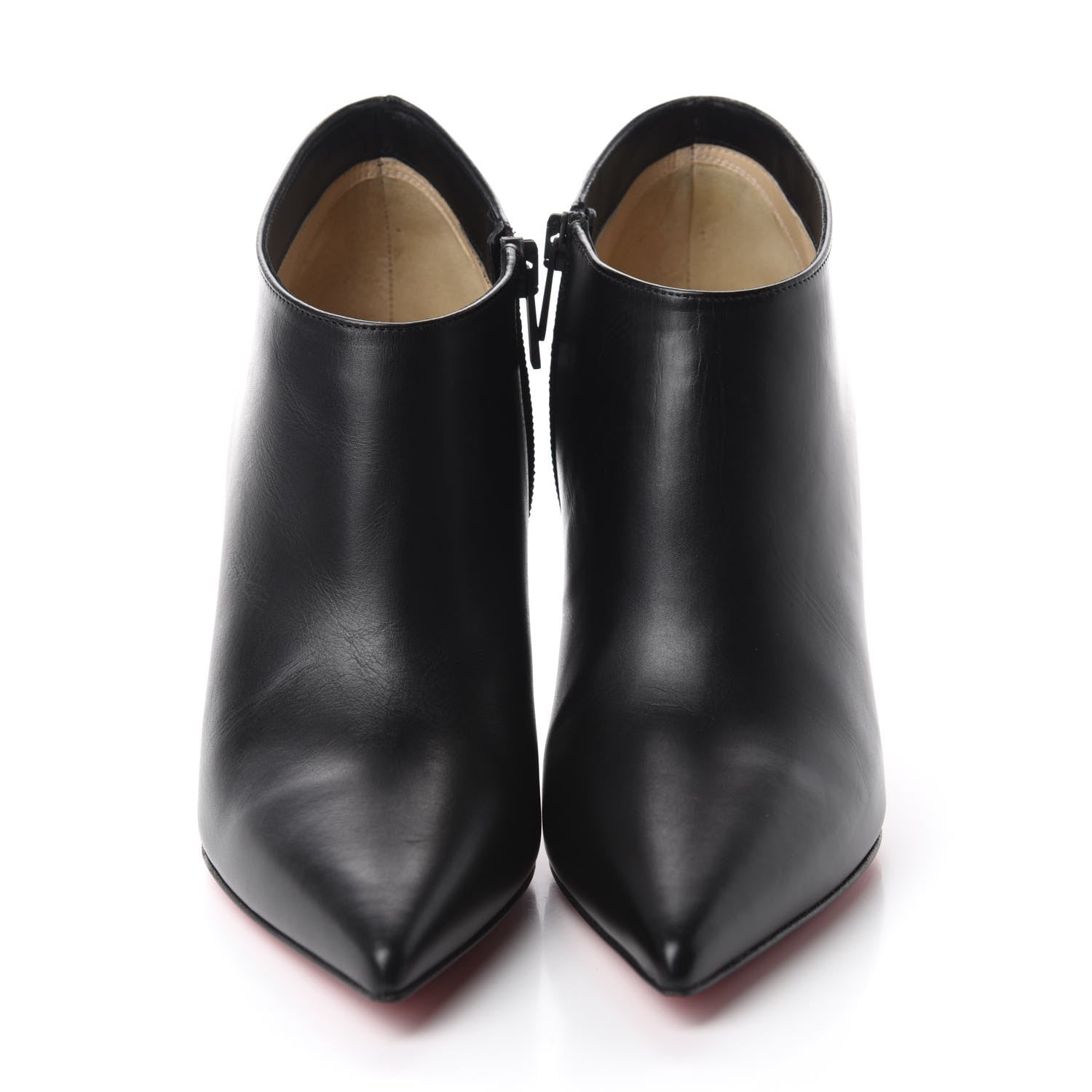 Christian Louboutin Calfskin Gorgona 85 Ankle Boots 36 Black 2 of 9