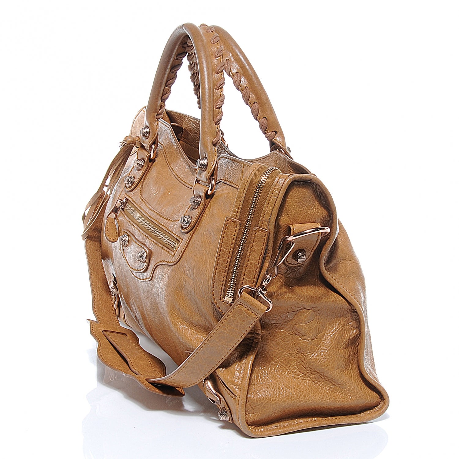 Balenciaga Agneau Giant 12 Rose Gold Hardware City Cumin 6 of 12