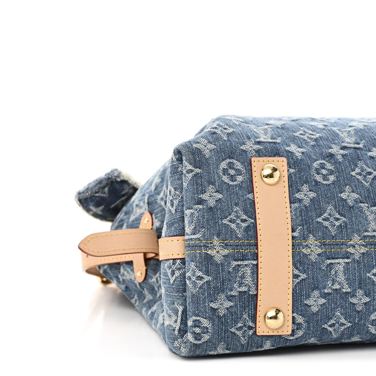 Louis Vuitton Monogram Denim CarryAll MM Blue 9 of 10