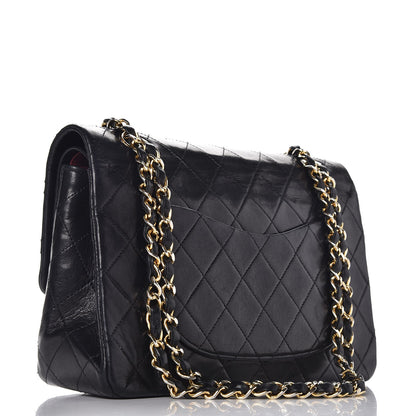 Chanel Lambskin Quilted Medium Double Flap Black 4 of 11